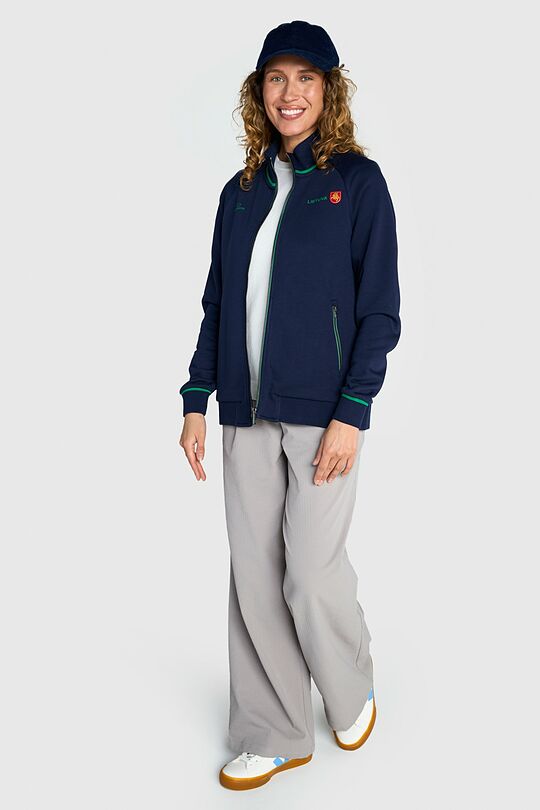 National collection cotton full-zip club jacket 6 | BLUE | Audimas