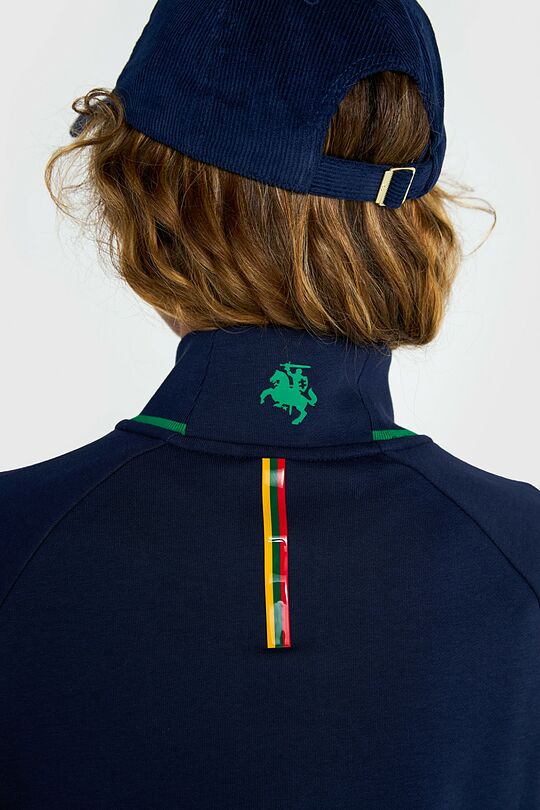 National collection cotton full-zip club jacket 3 | BLUE | Audimas
