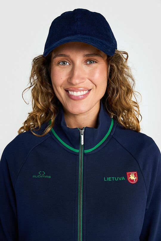 National collection cotton full-zip club jacket 4 | BLUE | Audimas