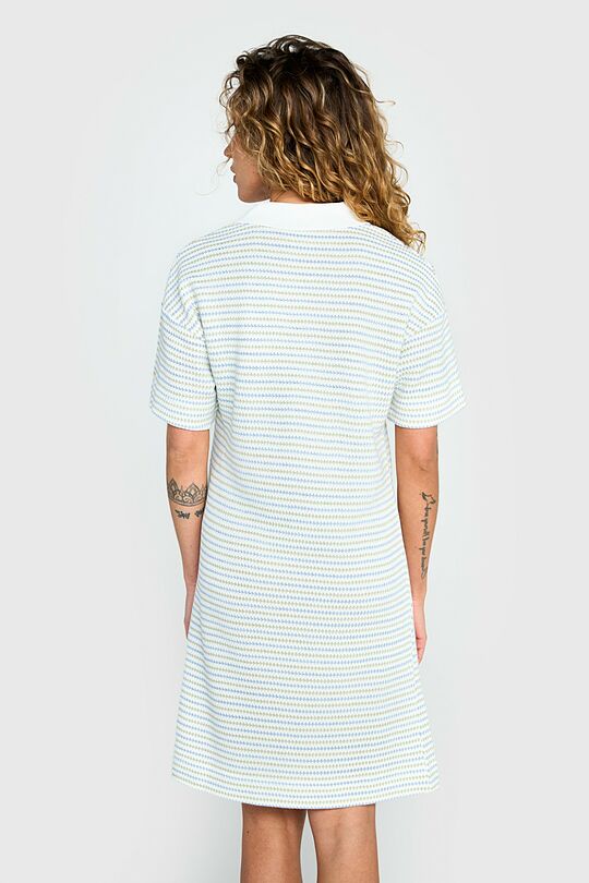 Knitted half zip dress 3 | GREEN | Audimas