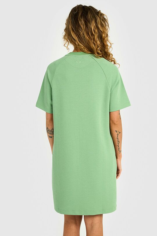 Textured dress with Viscose 4 | GREEN | Audimas