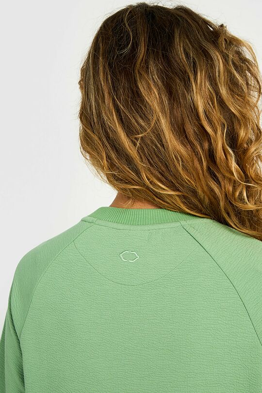 Textured dress with Viscose 5 | GREEN | Audimas