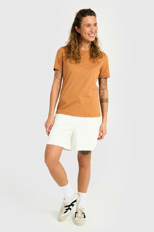 Textured sweatshorts with Viscose 1 | WHITE | Audimas