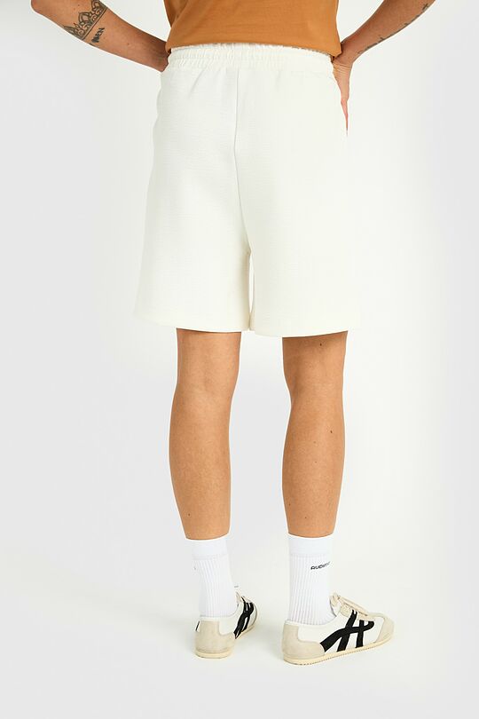 Textured sweatshorts with Viscose 3 | WHITE | Audimas