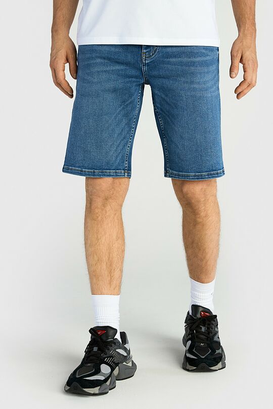 Jeans shorts with elastane 2 | BLUE | Audimas
