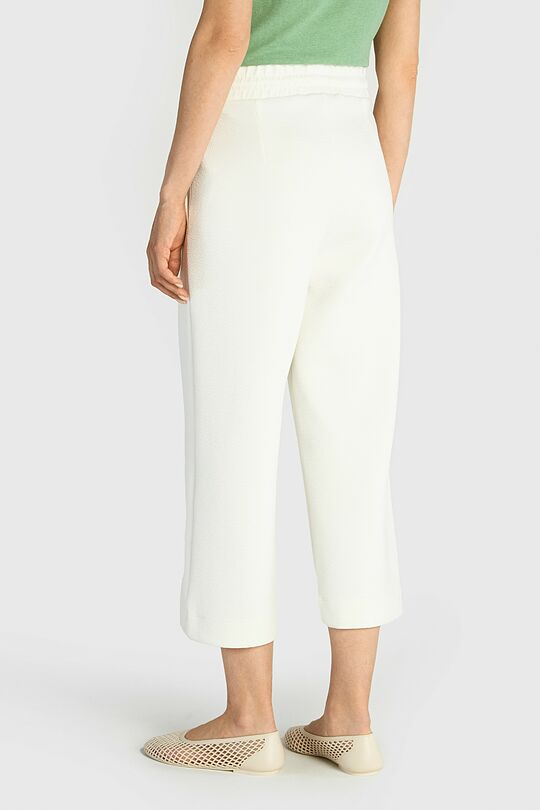 Textured culottes with viscose 4 | WHITE | Audimas