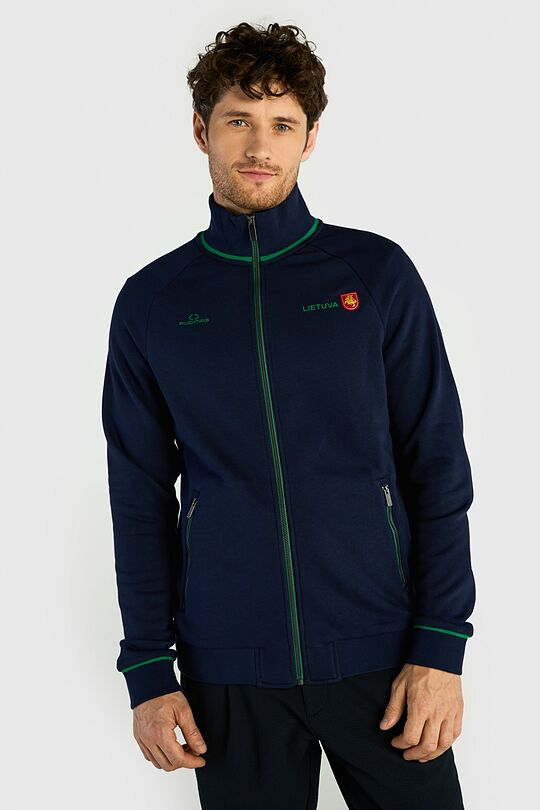 National collection cotton full-zip club jacket 1 | BLUE | Audimas