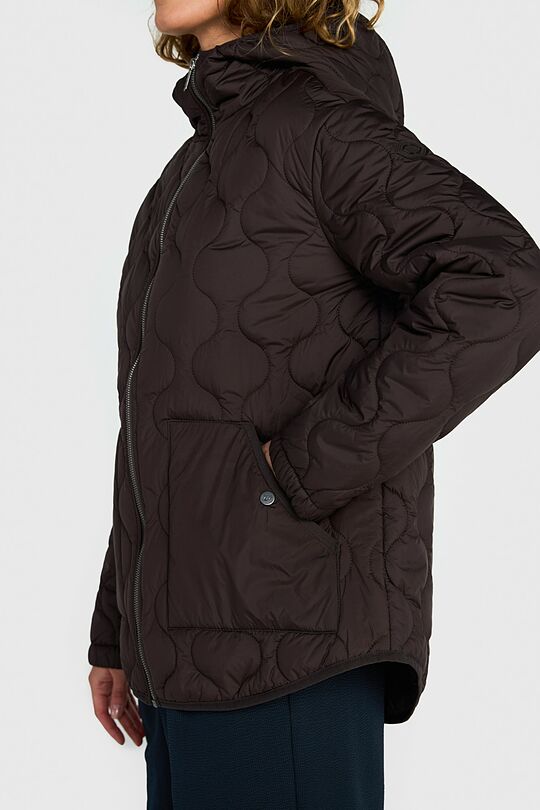 Short quilted transitional jacket 3 | BROWN | Audimas