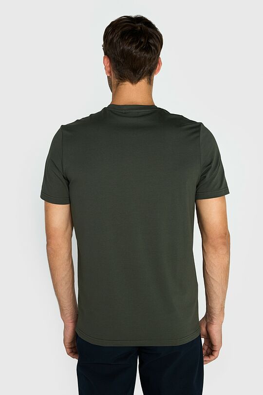 Short sleeve cotton T-shirt 2 | GREEN | Audimas