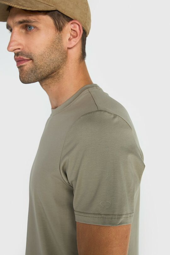 Short sleeve cotton T-shirt 3 | GREY | Audimas