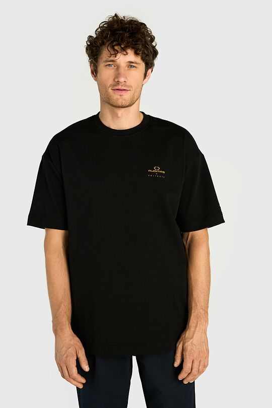 Short sleeves cotton T-shirt M. K. Čiurlionis 150 3 | BLACK | Audimas