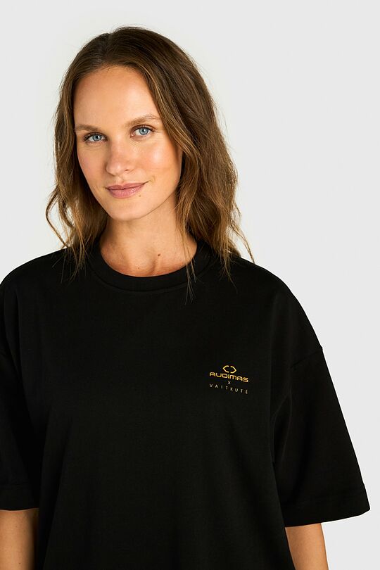 Short sleeves cotton T-shirt M. K. Čiurlionis 150 7 | BLACK | Audimas