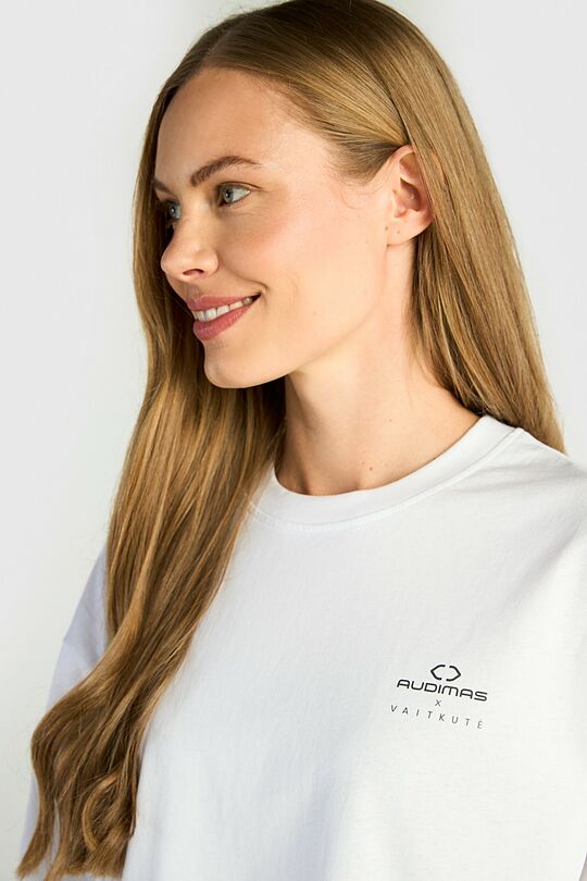 Short sleeves cotton T-shirt M. K. Čiurlionis 150 5 | WHITE | Audimas