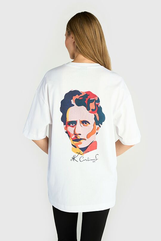 Short sleeves cotton T-shirt M. K. Čiurlionis 150 4 | WHITE | Audimas