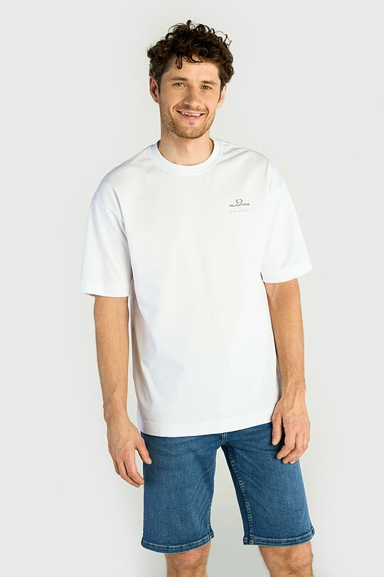 Short sleeves cotton T-shirt M. K. Čiurlionis 150 7 | WHITE | Audimas