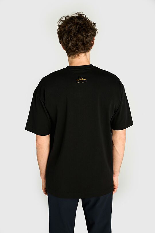 Short sleeves cotton T-shirt Code of culture 5 | BLACK | Audimas