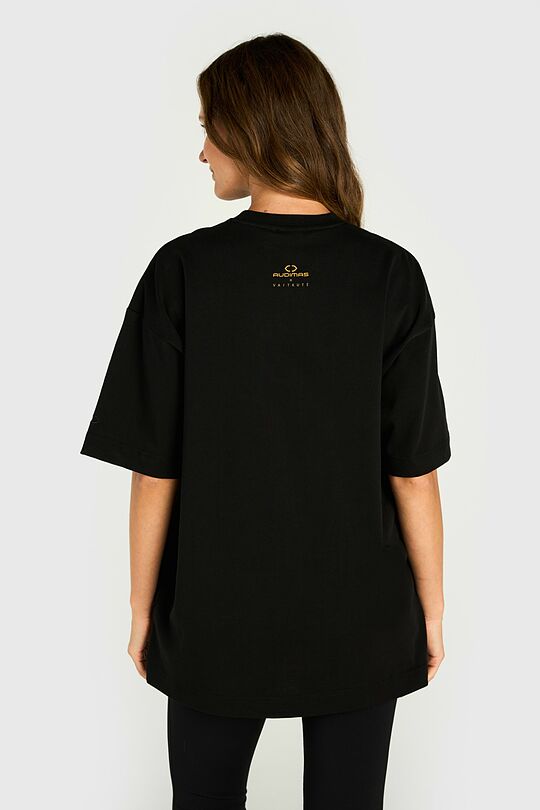 Short sleeves cotton T-shirt Code of culture 3 | BLACK | Audimas