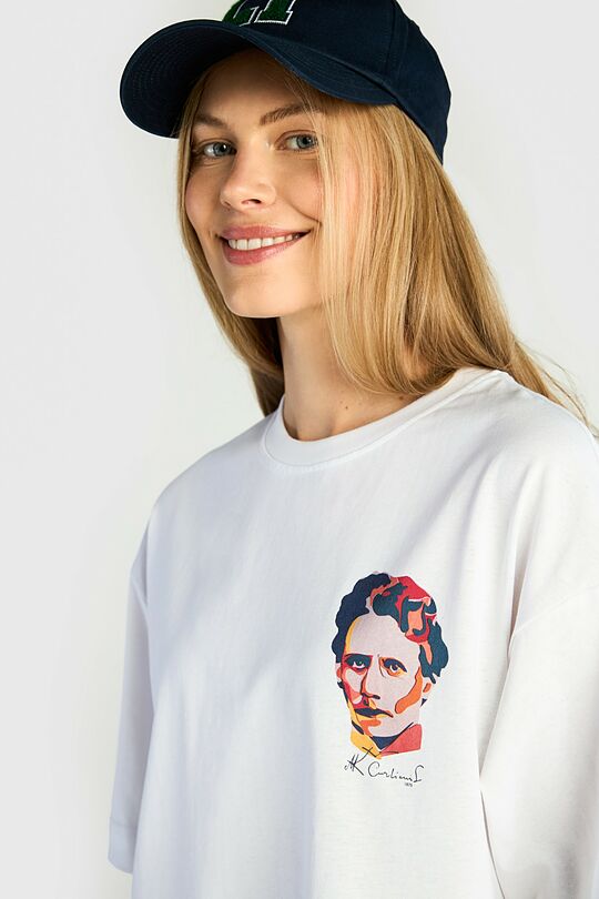 Short sleeves cotton T-shirt Code of culture 4 | WHITE | Audimas
