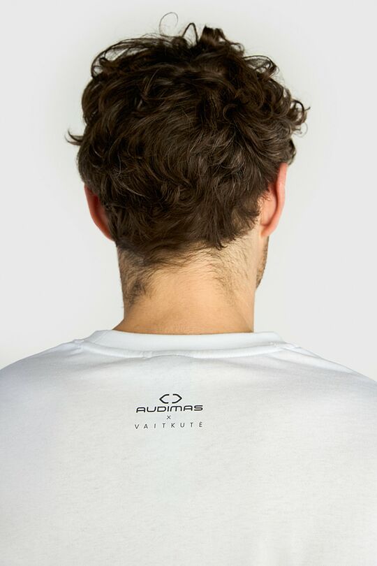 Short sleeves cotton T-shirt Code of culture 9 | WHITE | Audimas