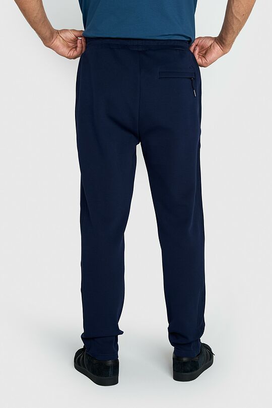Cotton pique sweatpants 3 | BLUE | Audimas