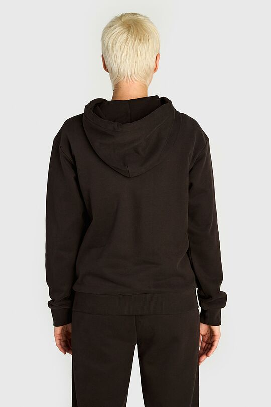Soft full-zip cotton hoodie 2 | BROWN | Audimas