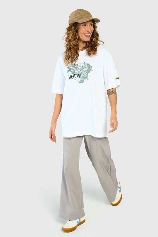 Oversized short sleeve T-shirt 13 | WHITE | Audimas