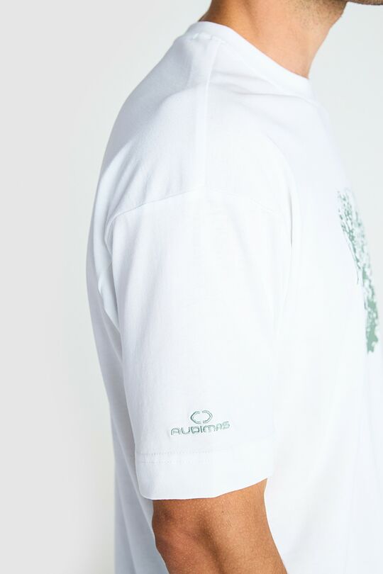 Oversized short sleeve T-shirt 11 | WHITE | Audimas