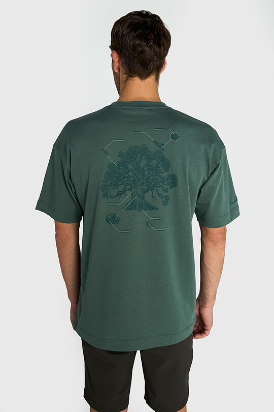 Oversized short sleeve T-shirt 4 | GREEN | Audimas