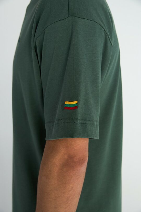Oversized short sleeve T-shirt 8 | GREEN | Audimas