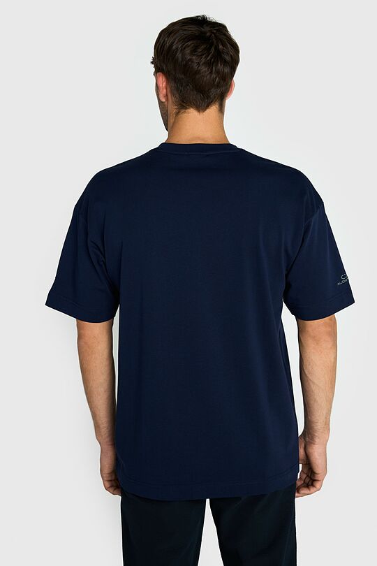 Oversized short sleeve T-shirt 5 | BLUE | Audimas