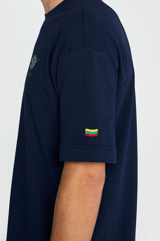 Oversized short sleeve T-shirt 6 | BLUE | Audimas