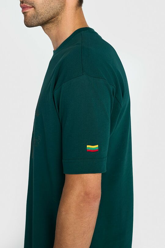 Oversized short sleeve T-shirt 6 | GREEN | Audimas