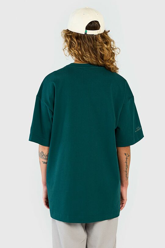 Oversized short sleeve T-shirt 5 | GREEN | Audimas