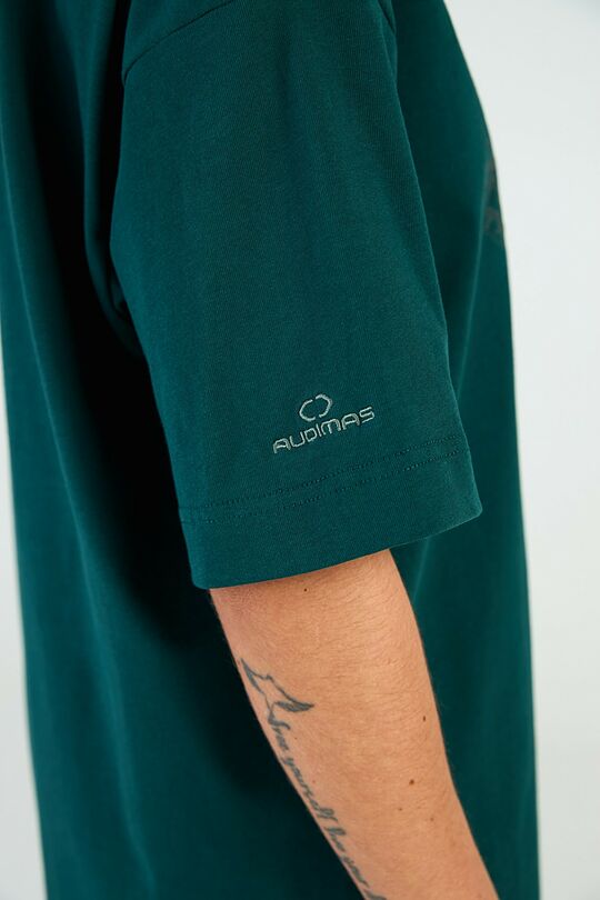 Oversized short sleeve T-shirt 9 | GREEN | Audimas