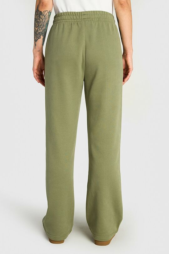 Peach-touch cotton wide sweatpants 3 | GREEN | Audimas