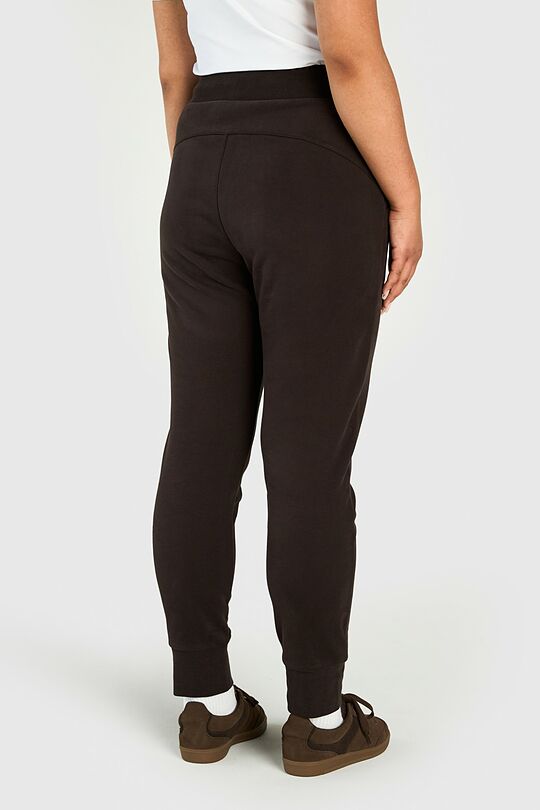 Peach-touch tapered fit cotton sweatpants 3 | BROWN | Audimas