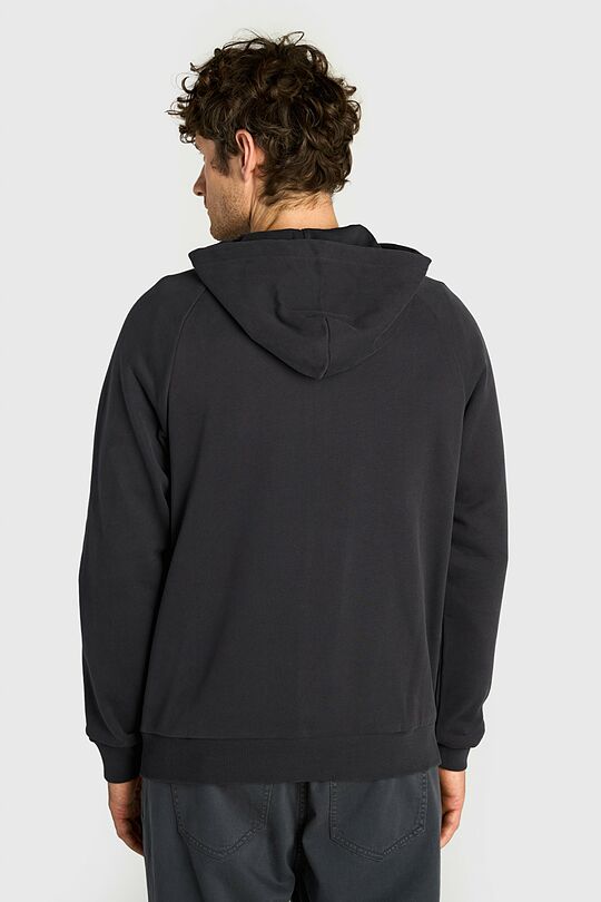 Cotton French terry full-zip hoodie 2 | GREY | Audimas
