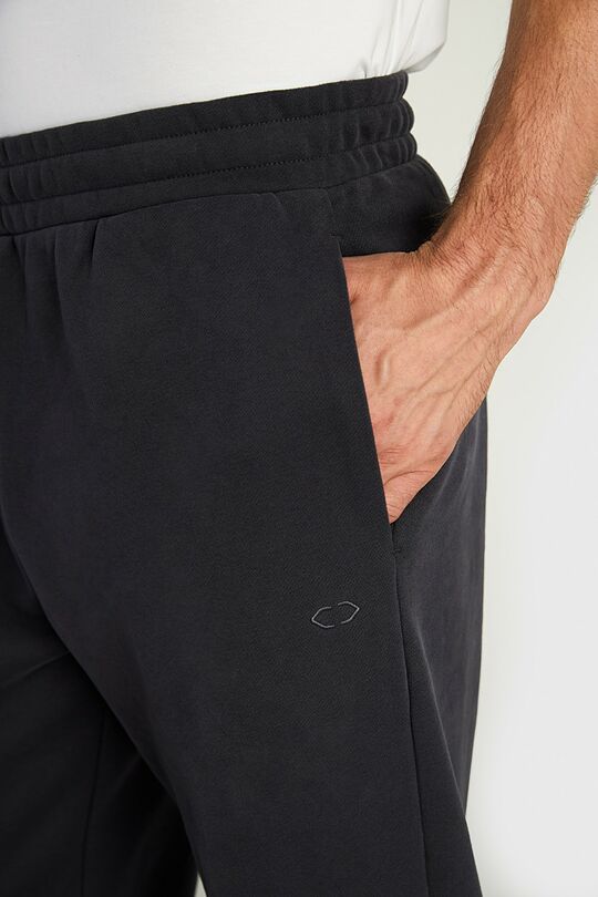 Cotton French terry sweatpants 3 | GREY | Audimas