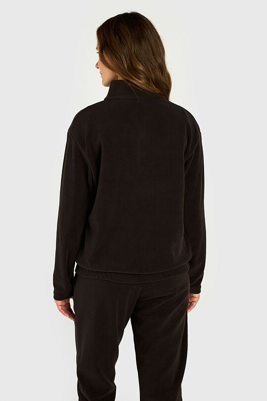 Fleece half-zip sweatshirt 3 | BROWN | Audimas