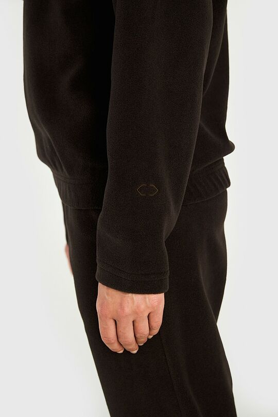 Fleece half-zip sweatshirt 4 | BROWN | Audimas