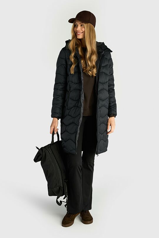 Coat with synthetic insulation 1 | BLACK | Audimas