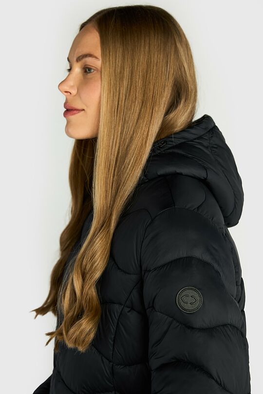 Coat with synthetic insulation 5 | BLACK | Audimas