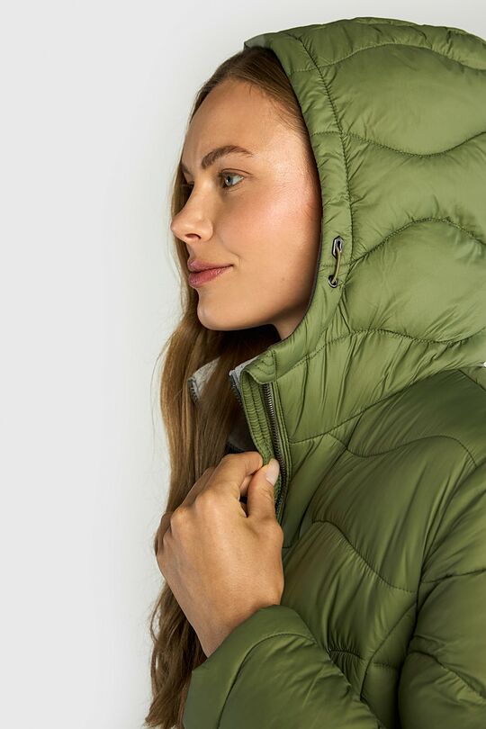 Coat with synthetic insulation 6 | GREEN | Audimas