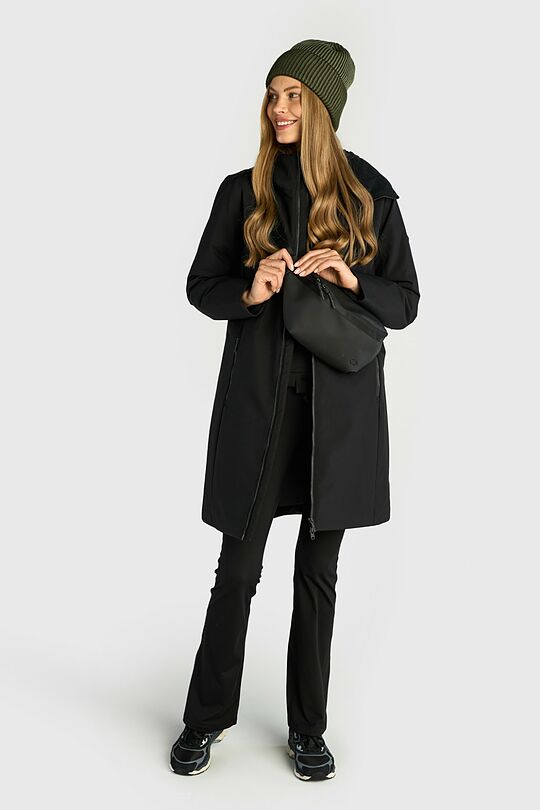 Synthetic insulation coat 1 | BLACK | Audimas