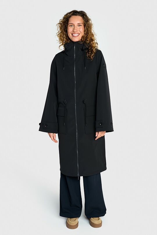 Softshell fabric coat 1 | BLACK | Audimas
