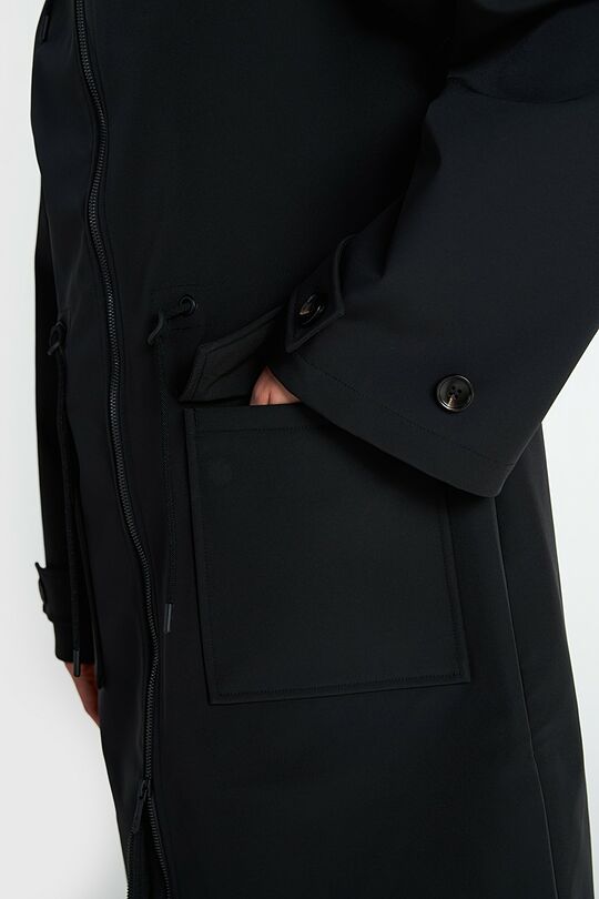 Softshell fabric coat 4 | BLACK | Audimas