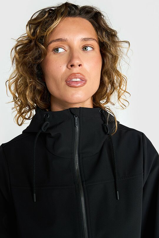 Softshell fabric coat 5 | BLACK | Audimas