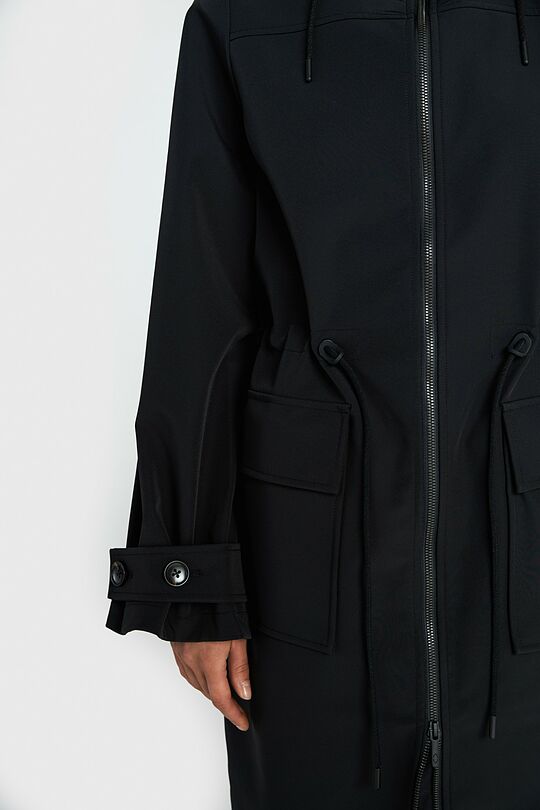 Softshell fabric coat 6 | BLACK | Audimas