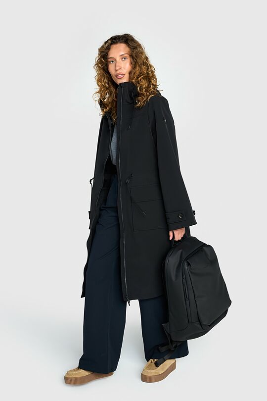 Softshell fabric coat 10 | BLACK | Audimas