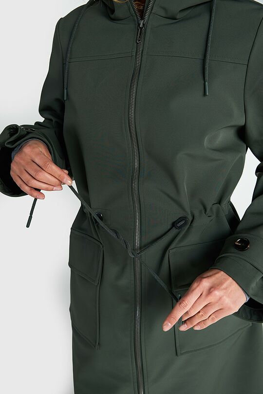 Softshell fabric coat 7 | GREEN | Audimas